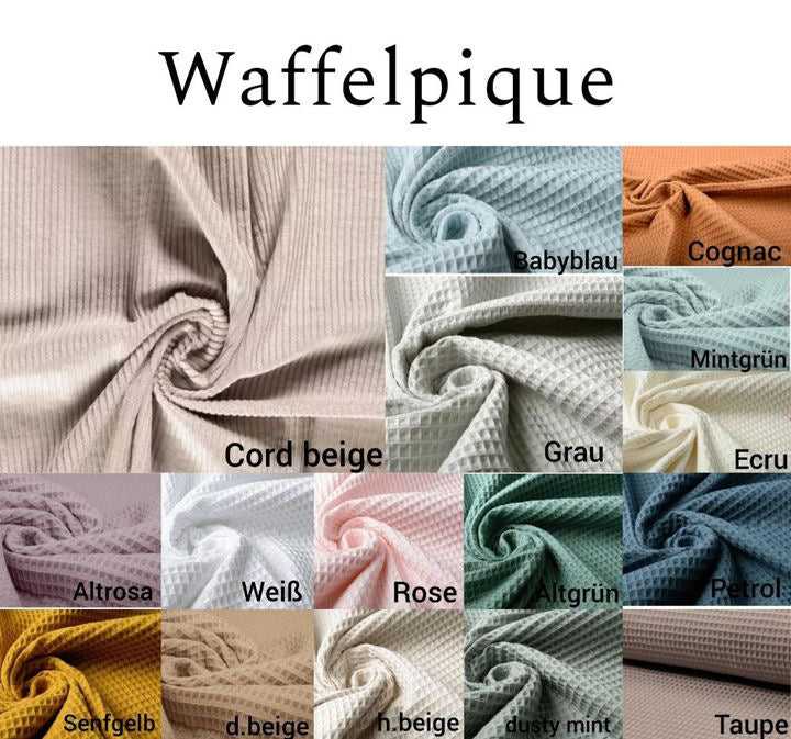 Wickelauflage Sloth Waffelpique mintgrün