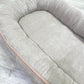 Nestchen Cord dunkel beige