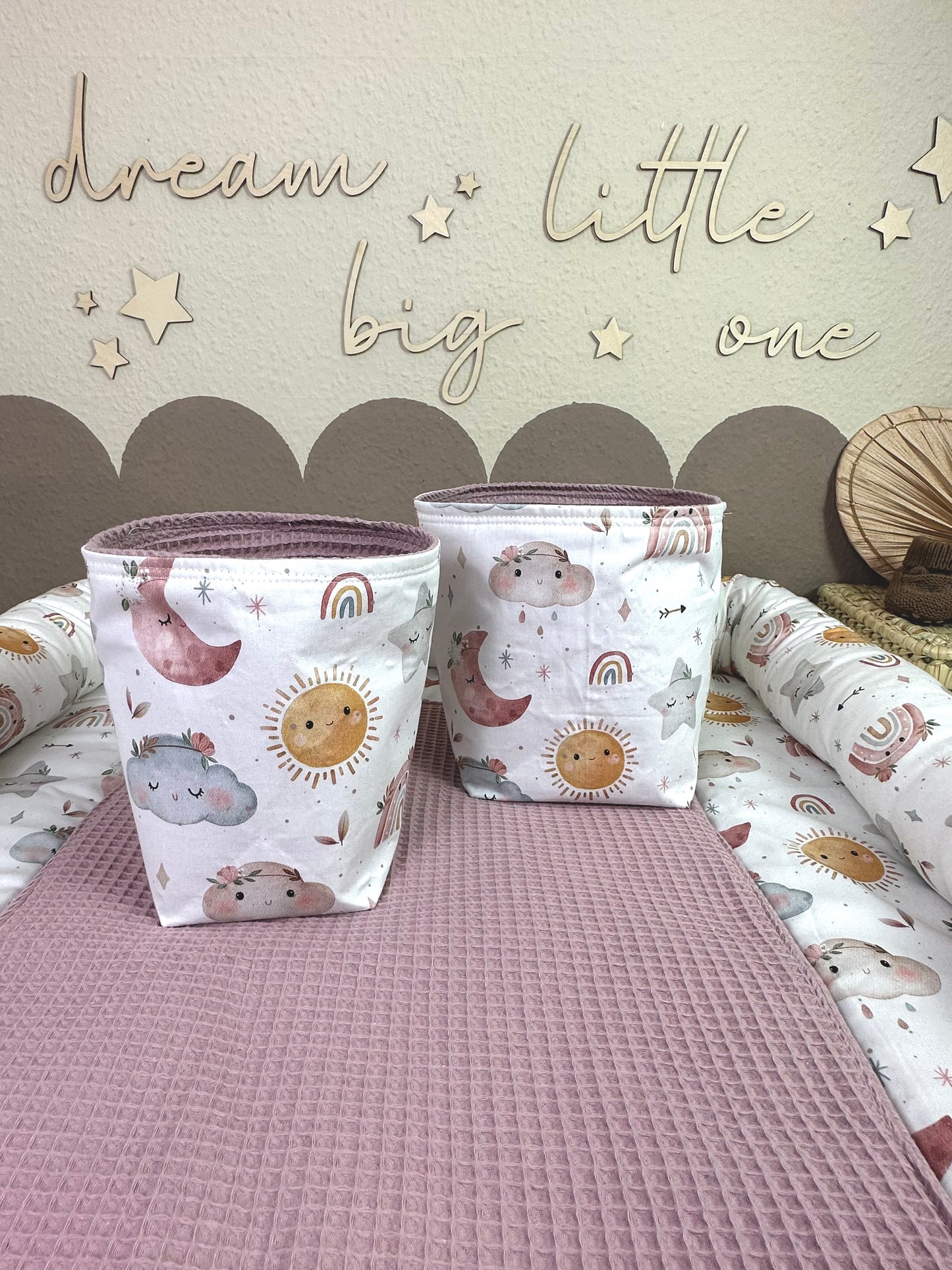 Utensilo Boho Baby Girl, Waffelpique altrosa