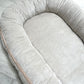 Nestchen Cord dunkel beige